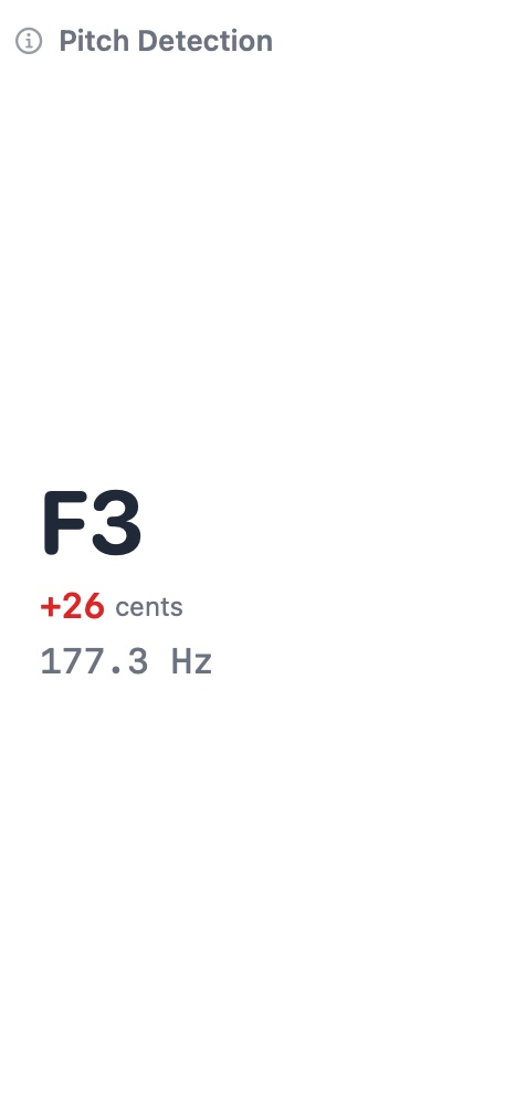 Pitch Detection